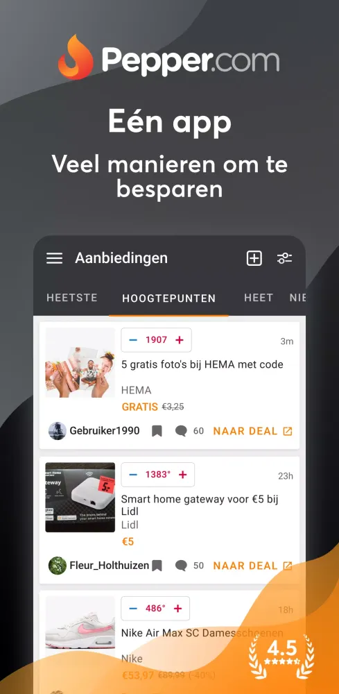 Screenshot di Pepper.com
