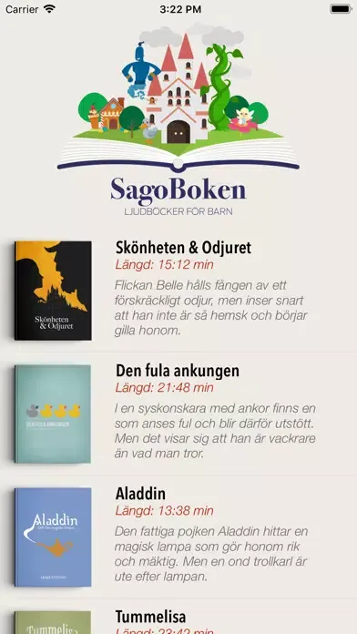 Screenshot di SagoBoken: Ljudböcker för Barn