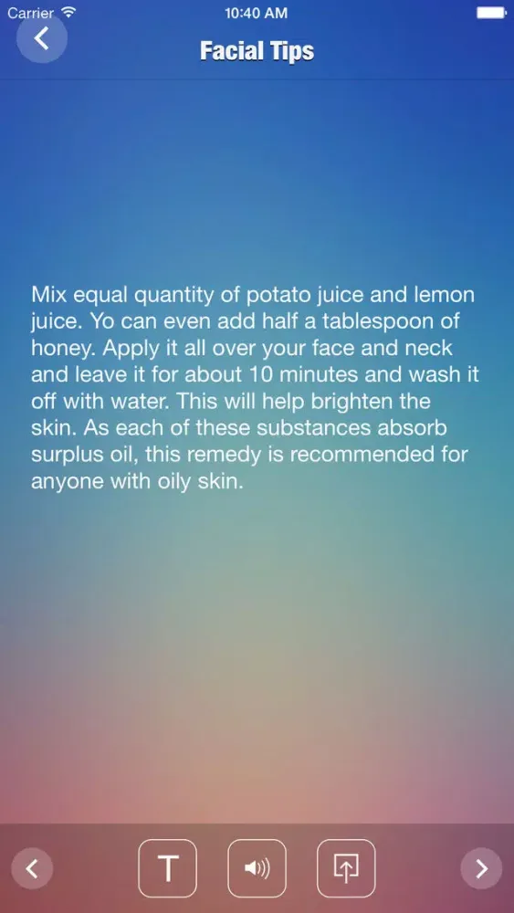 Facial Tips Ekran Görüntüleri