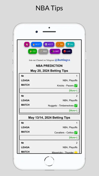 Tangkapan skrin Today Betting Tips - Bet Pro