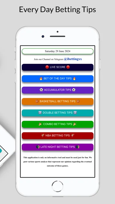 Tangkapan skrin Today Betting Tips - Bet Pro