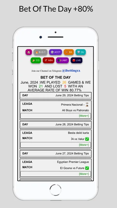 Tangkapan skrin Today Betting Tips - Bet Pro