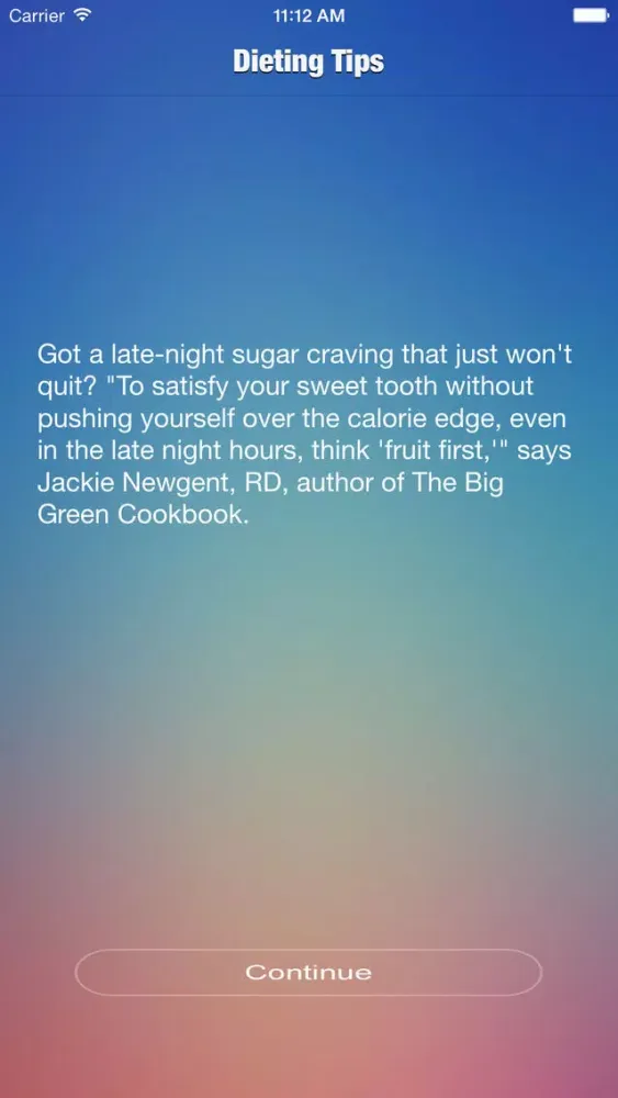 Dieting Tips應用截圖