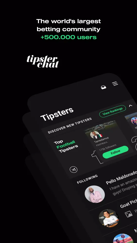 Tipster Chat - Pro Sport Tips Screenshots