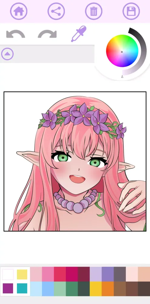 تصاویر Anime Coloring Book Manga Game