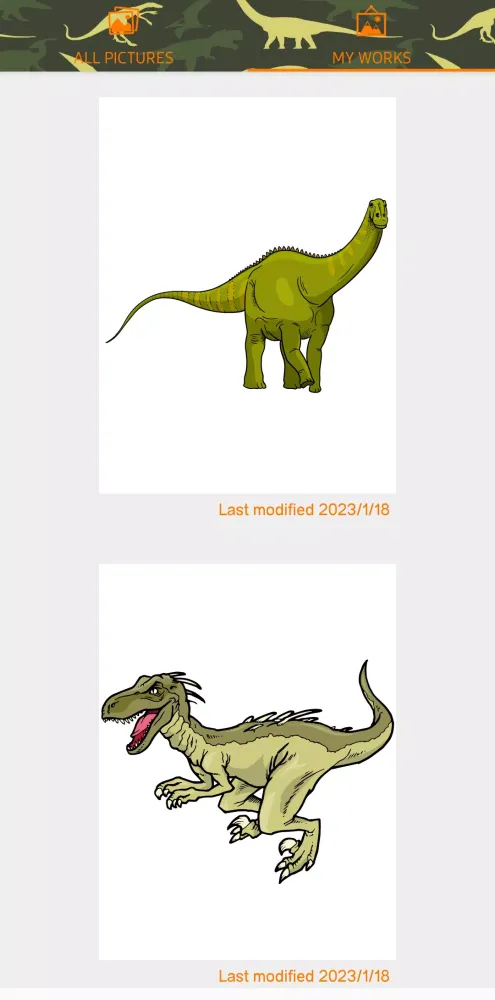 Dinosaurs Coloring Book Dino應用截圖