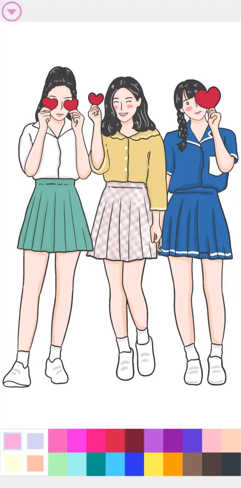 Kpop Idol Coloring Book Game應用截圖