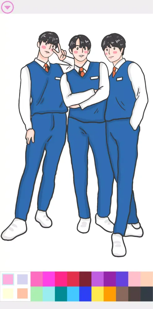 Kpop Idol Coloring Book Game應用截圖