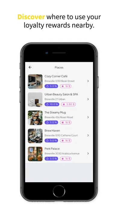 tiptop Loyalty Screenshots