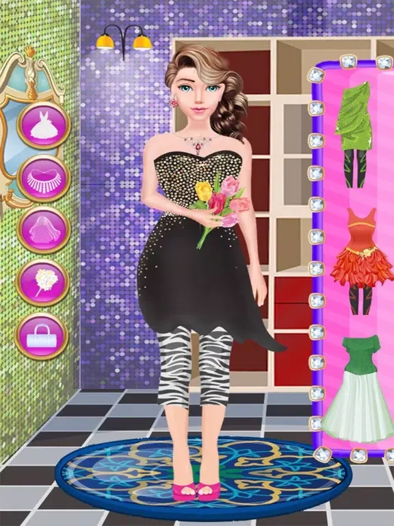 Celebrity Wedding Party Makeover & Dress up Salon Girls Game iPad 應用截圖