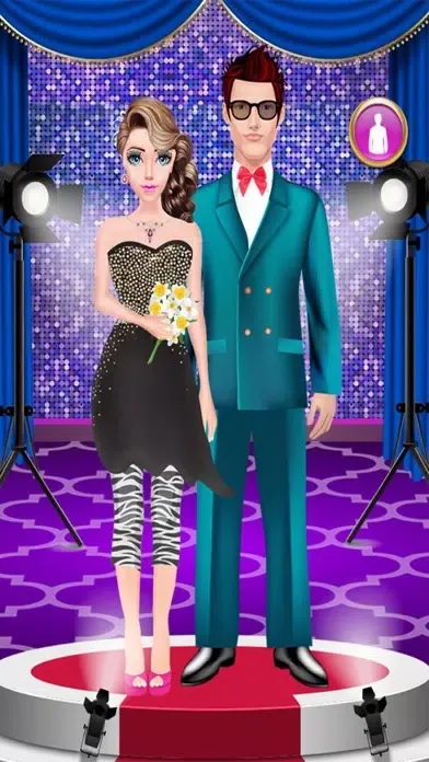 Celebrity Wedding Party Makeover & Dress up Salon Girls Game應用截圖
