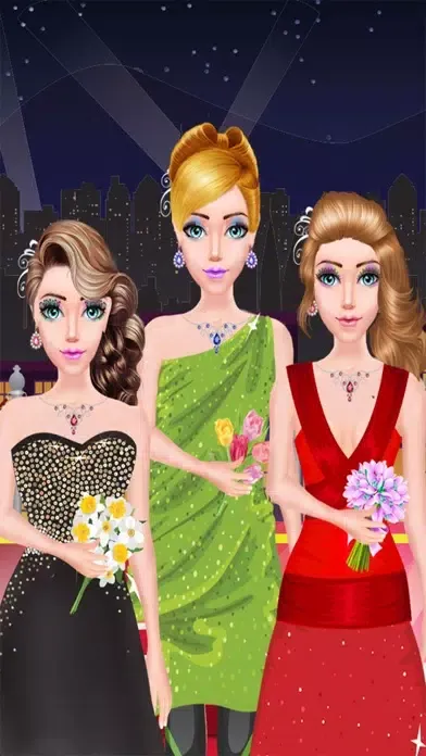 Celebrity Wedding Party Makeover & Dress up Salon Girls Game應用截圖