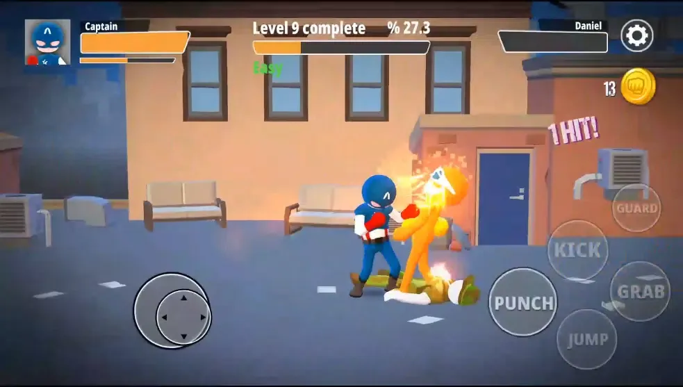 صور City fighter Stickman street gang fight