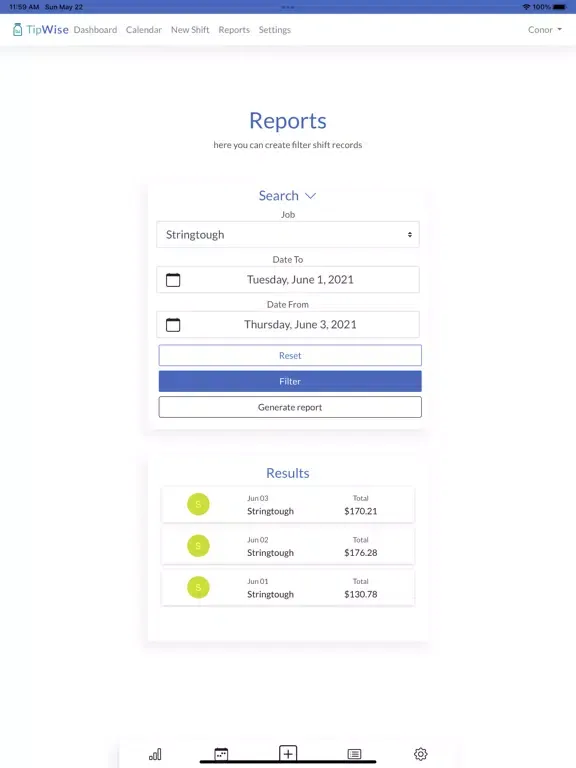 Tipwise - Tip Tracker iPad  स्क्रीनशॉट