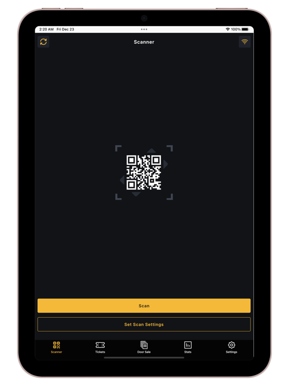 Скриншоты Tiqs Event Scanner iPad 
