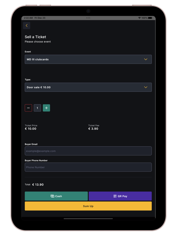 Скриншоты Tiqs Event Scanner iPad 