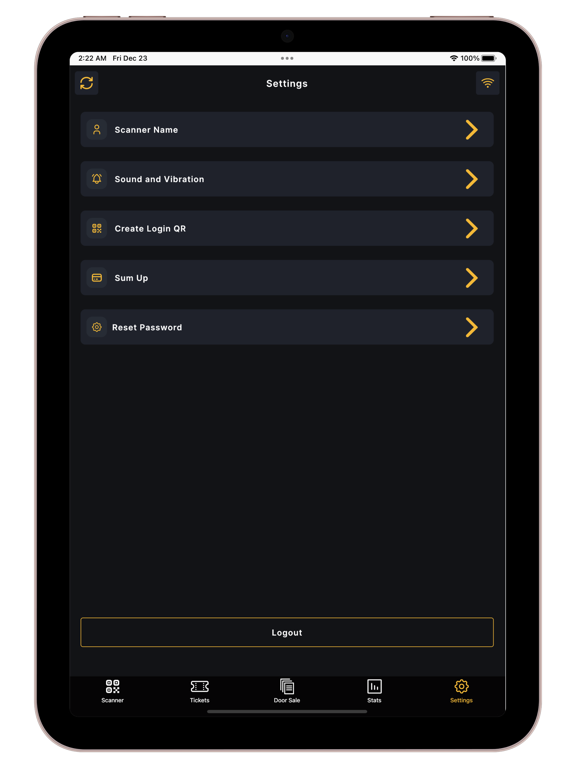 Скриншоты Tiqs Event Scanner iPad 