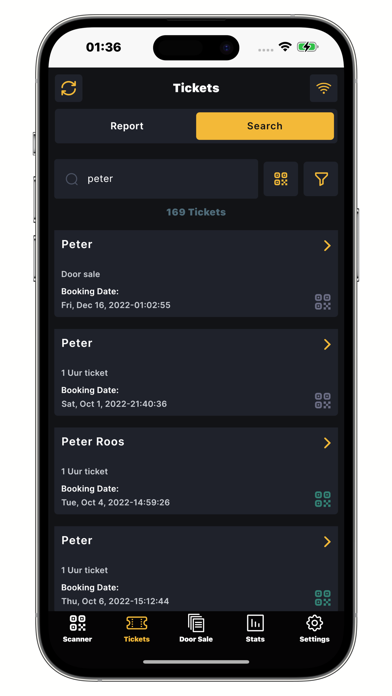 Скриншоты Tiqs Event Scanner