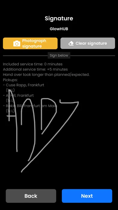 Courier App 스크린샷