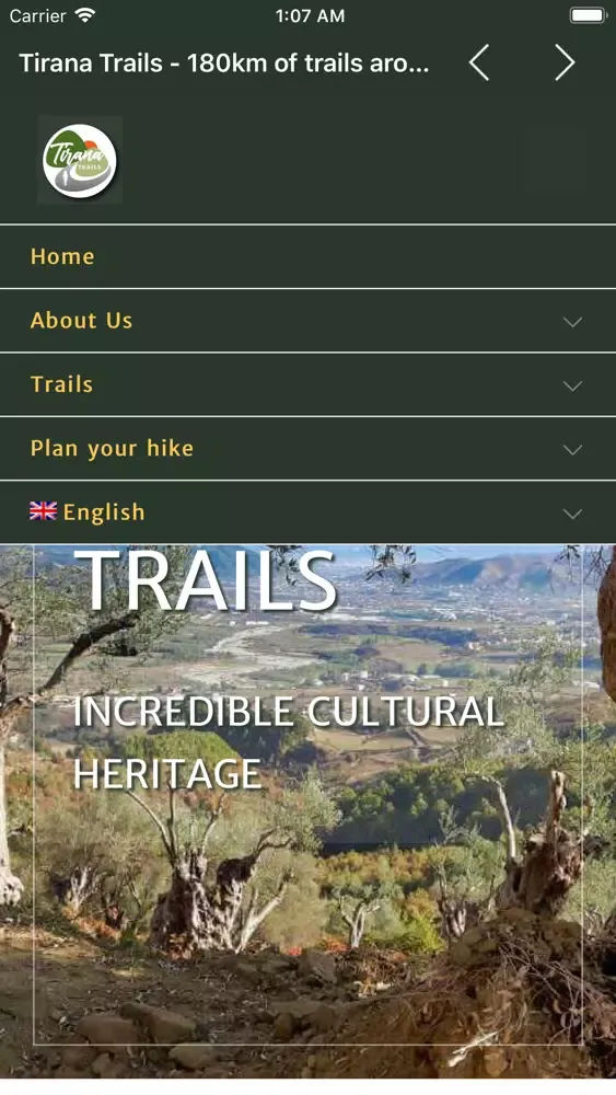 Screenshot di Tirana Trails