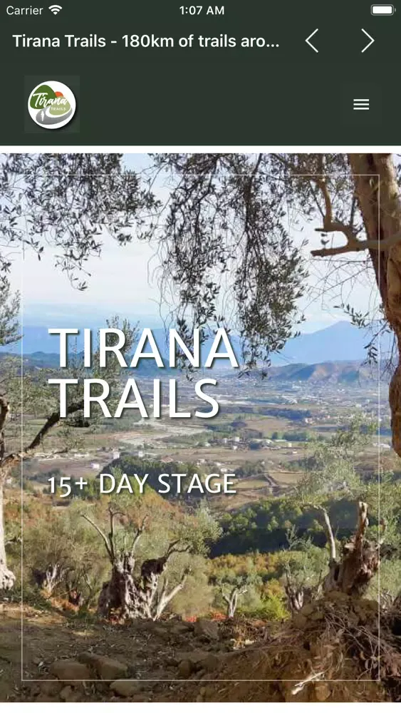 Screenshot di Tirana Trails