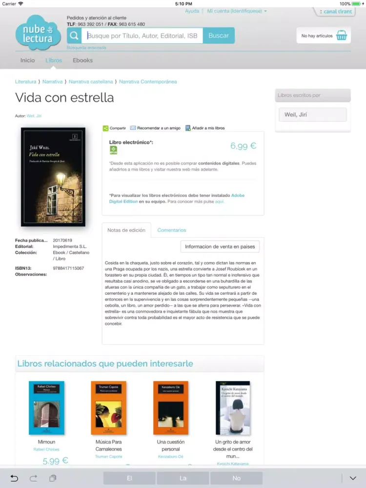 Nube De Lectura iPad  স্ক্রিনশট