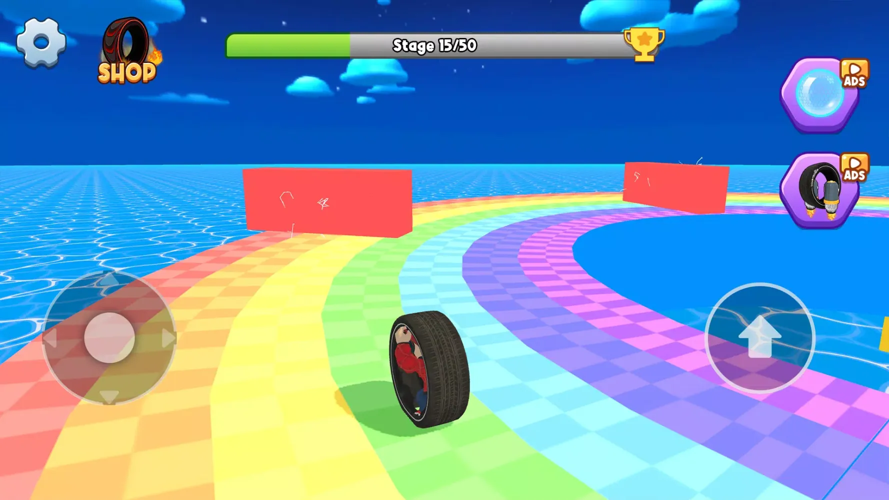 Obby Tire: In A Wheel Ekran Görüntüleri
