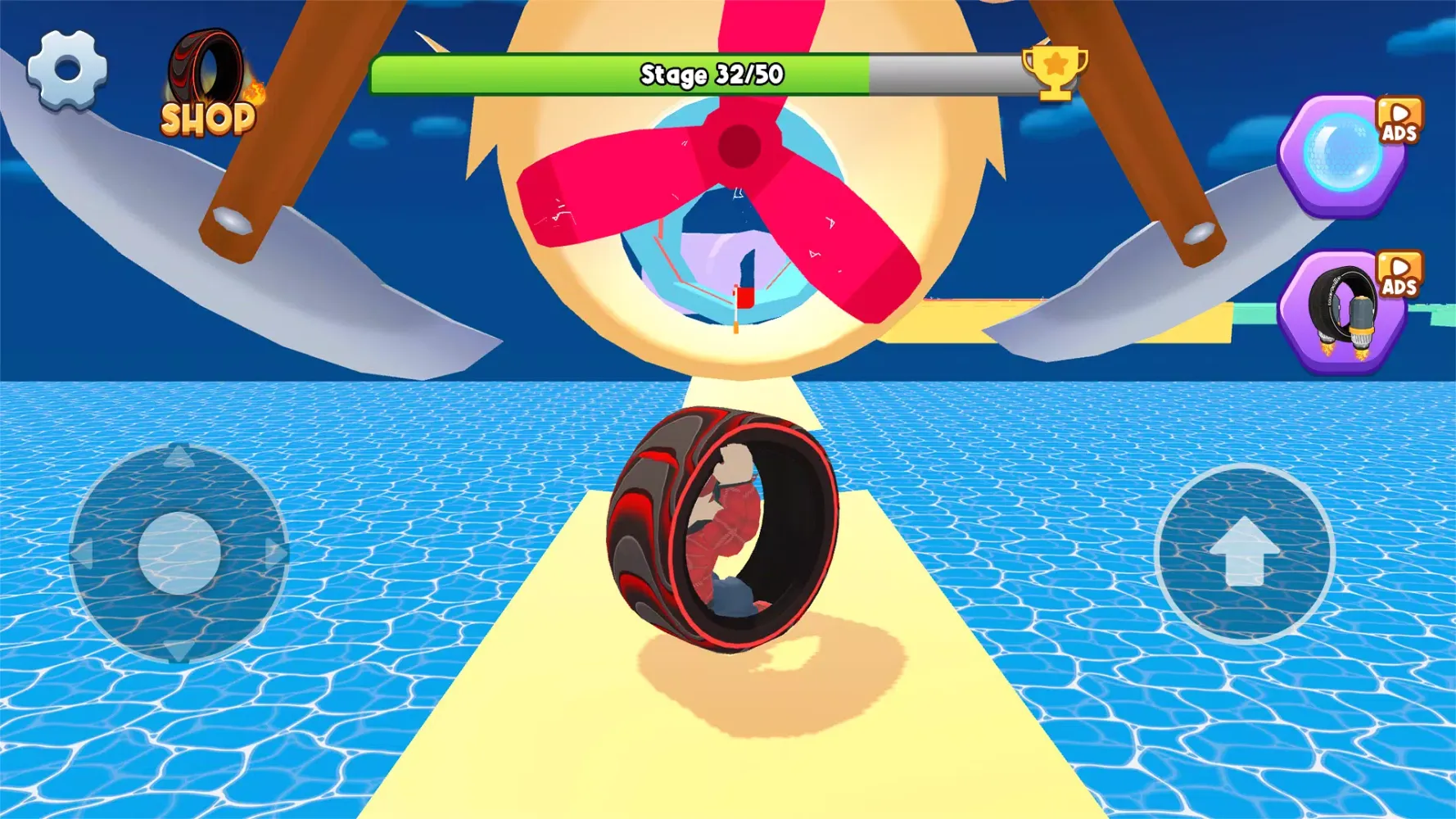 Obby Tire: In A Wheel Ekran Görüntüleri
