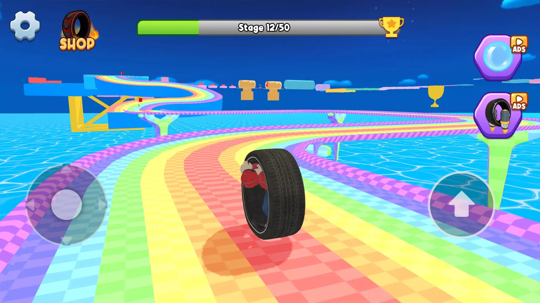 Obby Tire: In A Wheel Ekran Görüntüleri