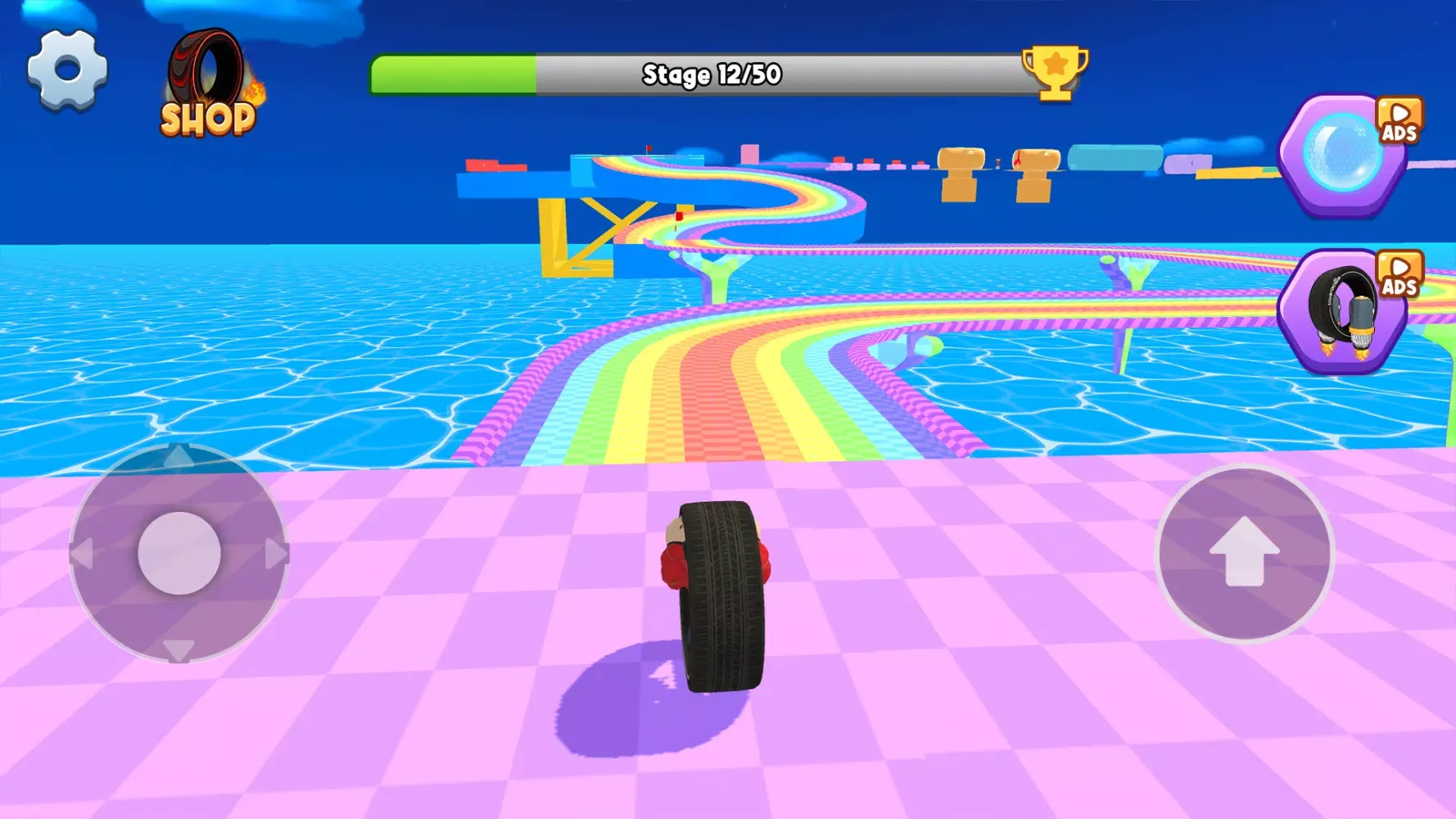 Obby Tire: In A Wheel Ekran Görüntüleri