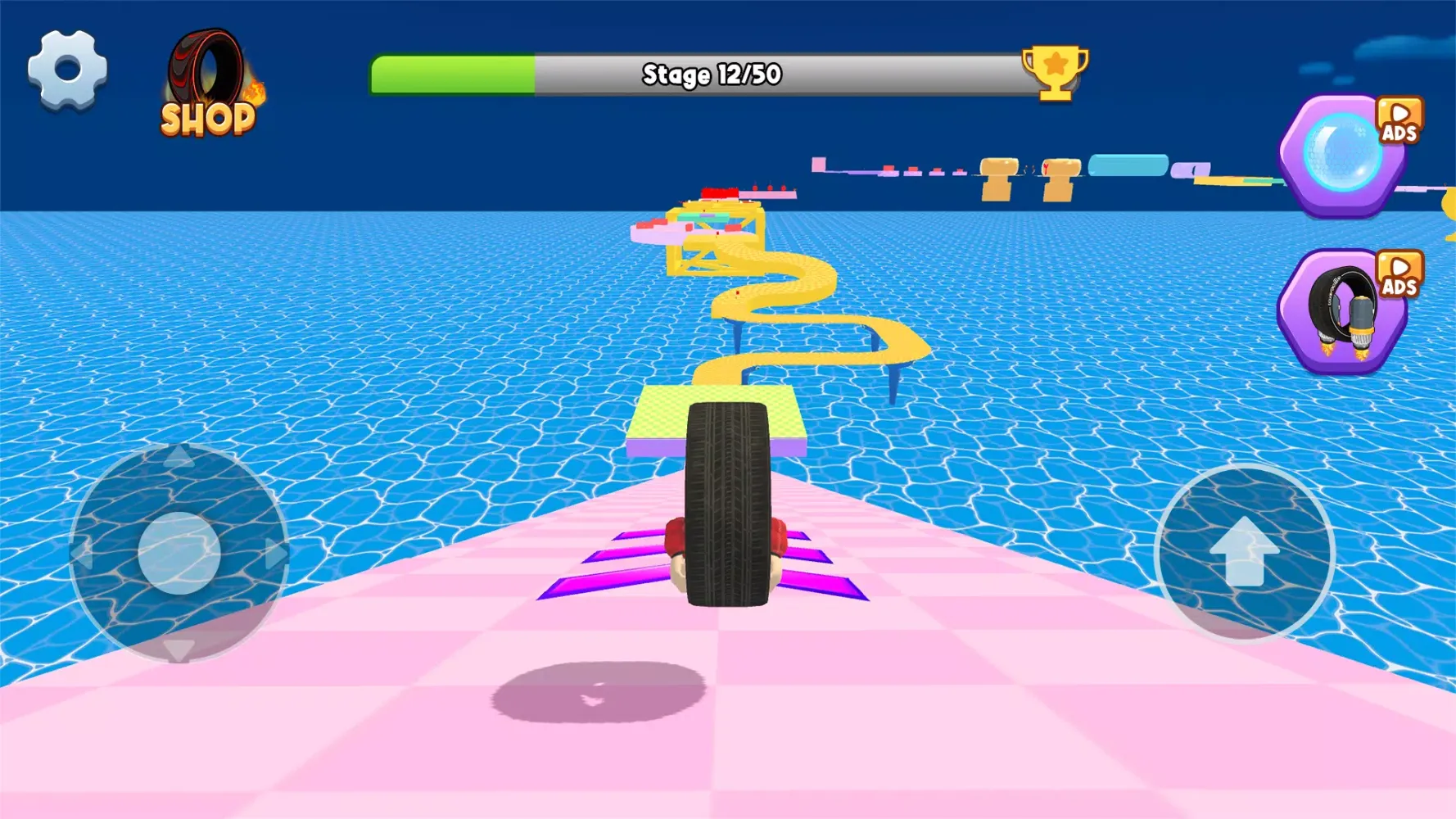 Obby Tire: In A Wheel Ekran Görüntüleri