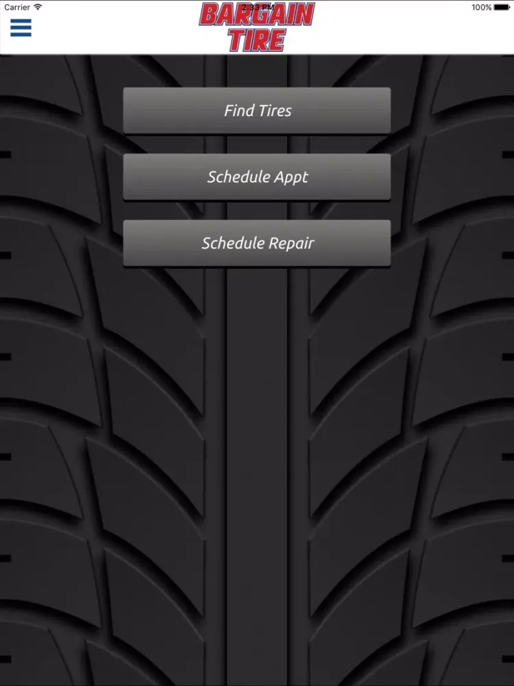 Captures d'écran de Bargain Tire iPad 