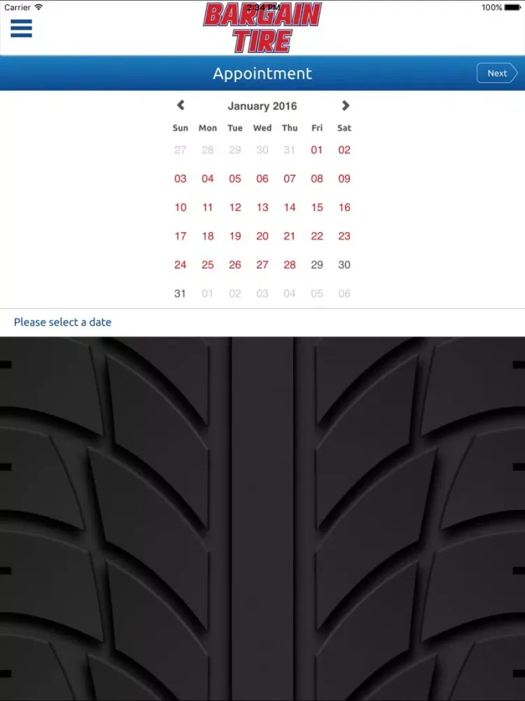 Captures d'écran de Bargain Tire iPad 