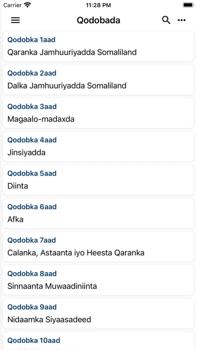 Dastuurka Somaliland Screenshots