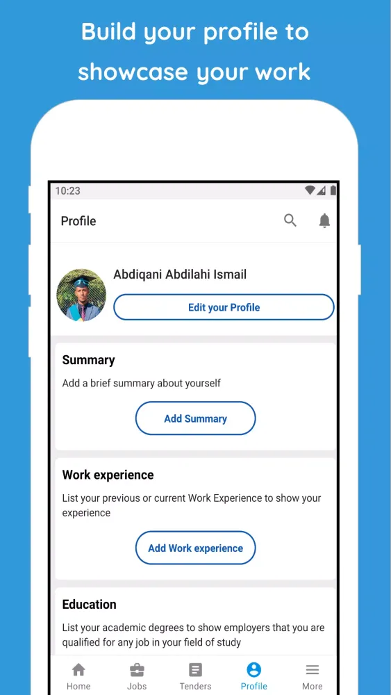 Zrzuty ekranu Somali Jobs