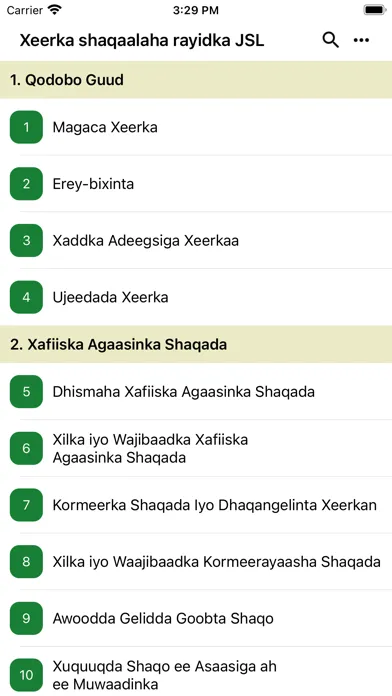 Xeerka Shaqaalaha Rayidka JSL स्क्रीनशॉट