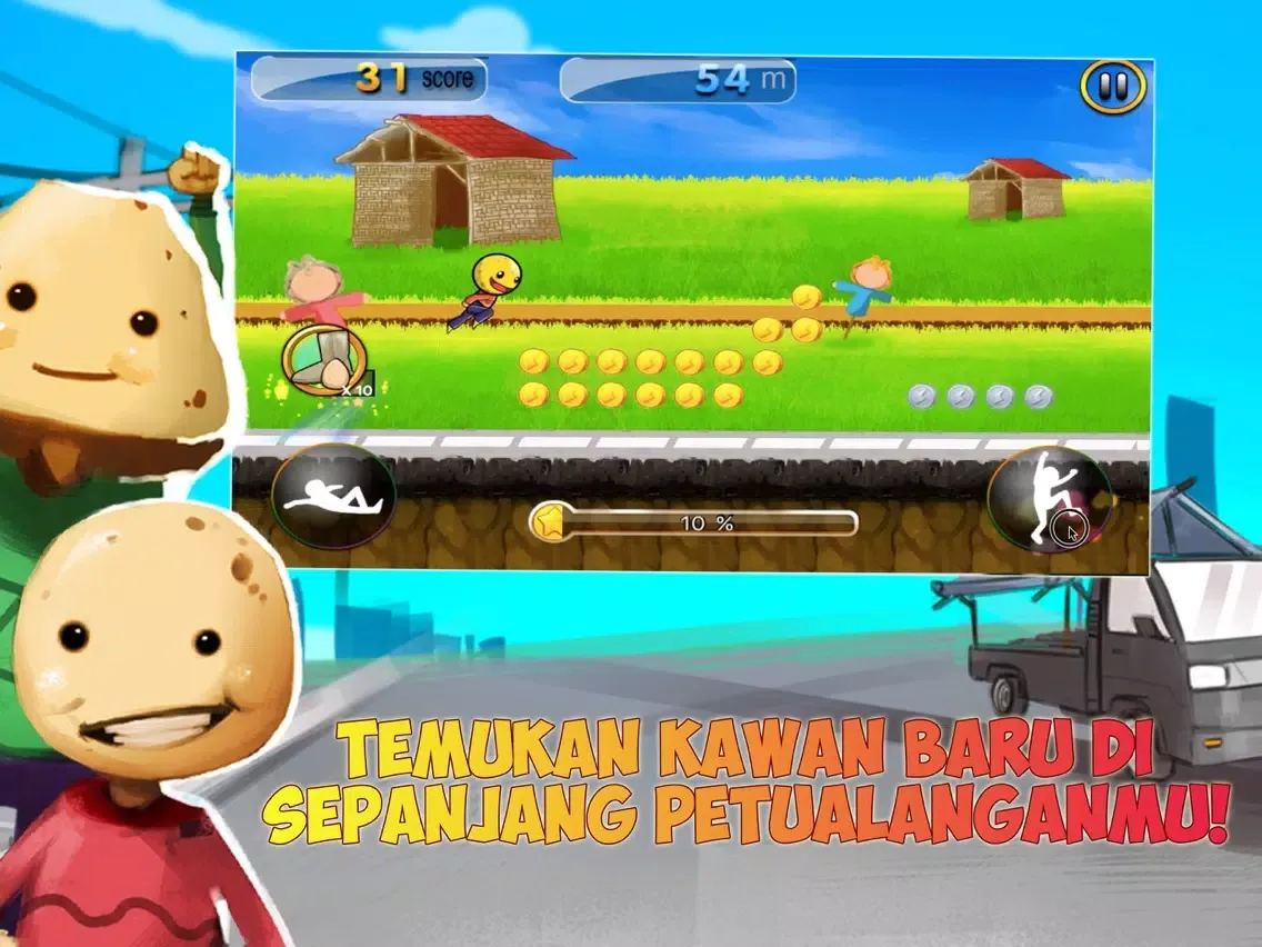 Screenshot di Tahu Bulat Fever Dash iPad 