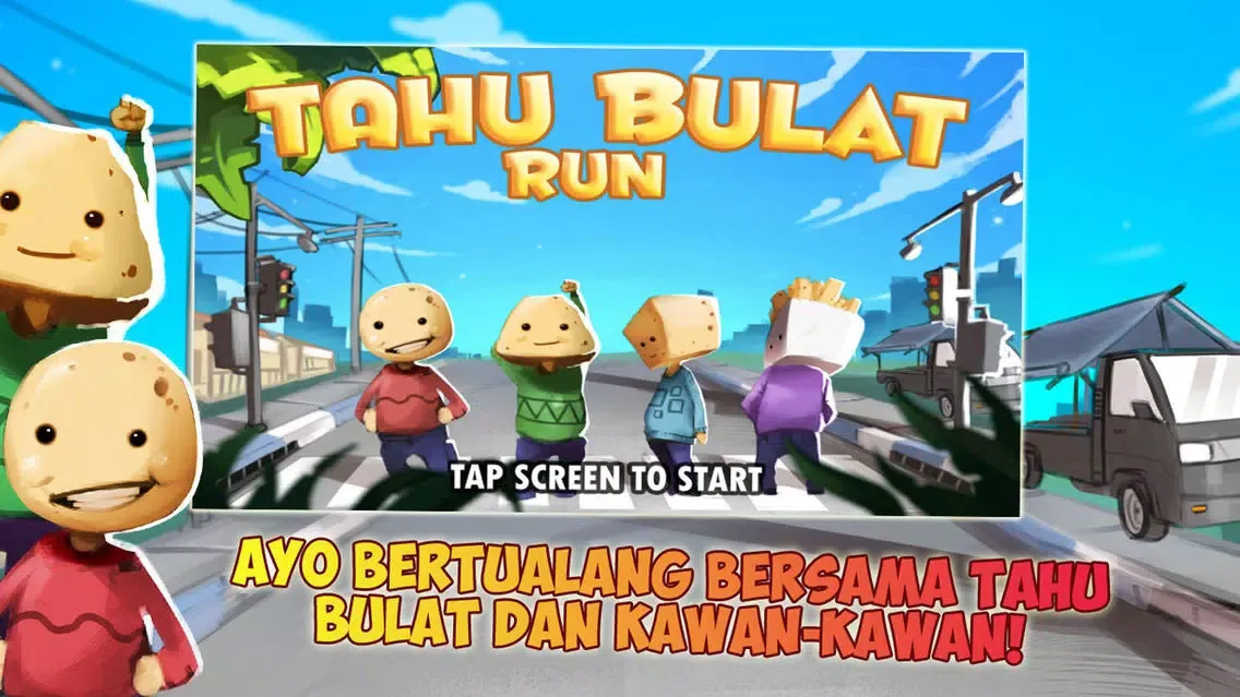 Screenshot di Tahu Bulat Fever Dash