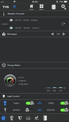 TIS automation smart control+ Screenshots