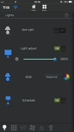 TIS automation smart control+ Screenshots