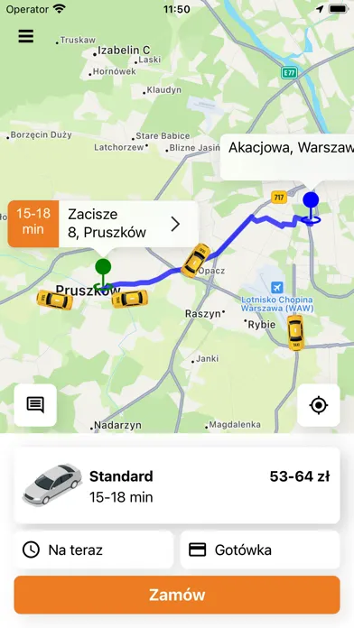 Zrzuty ekranu Lajk Taxi