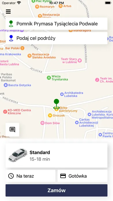 Captures d'écran de eM Taxi