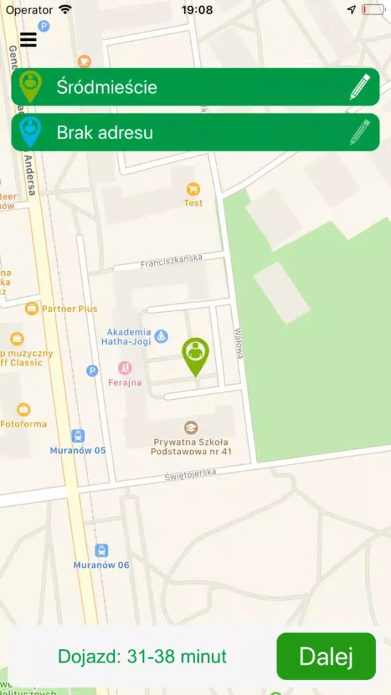 Halo Taxi Warszawa スクリーンショット
