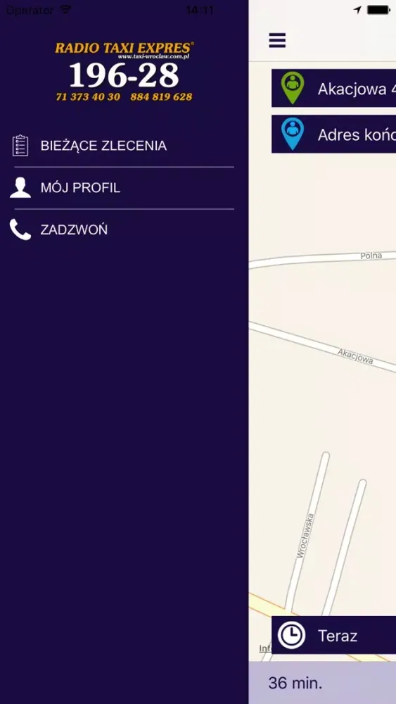 Скриншоты Taxi Expres Wrocław