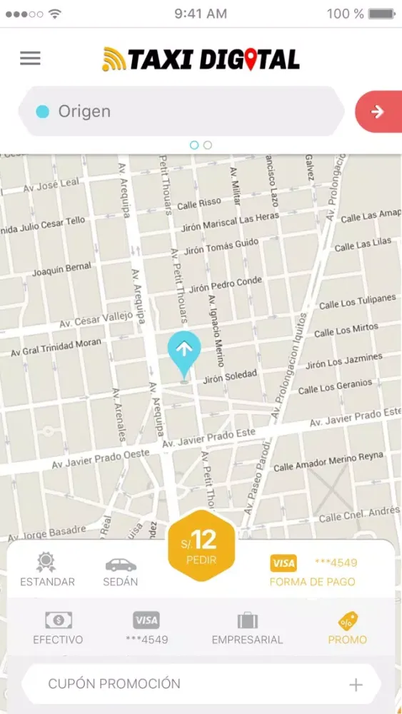 Taxi Digital Huancayo應用截圖