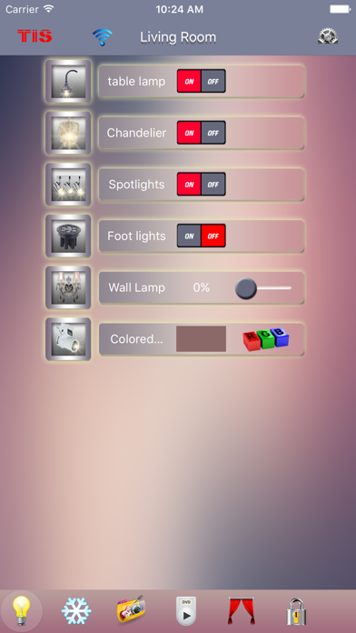 Capturas de tela do Tis automation smart control