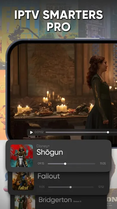 ภาพหน้าจอของ IPTV Smarters Player - TV PRO