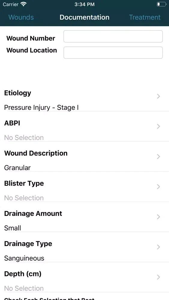 iWound Care Screenshots