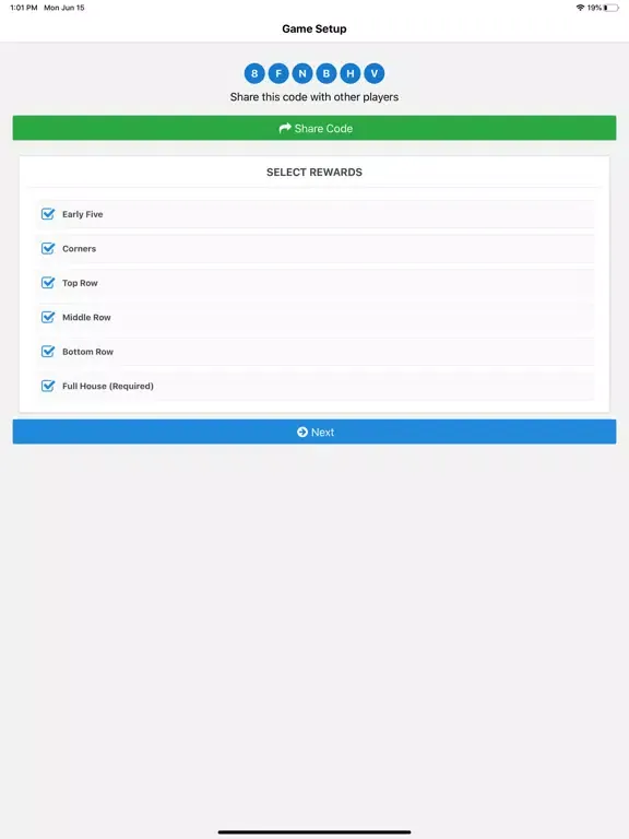 Tambola Multiplayer iPad 应用截图