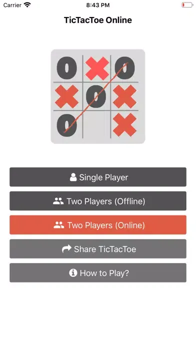 Capturas de tela do TicTacToe Online Multiplayer